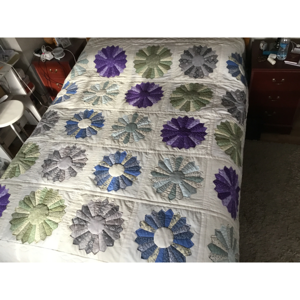 My quilt of many colours