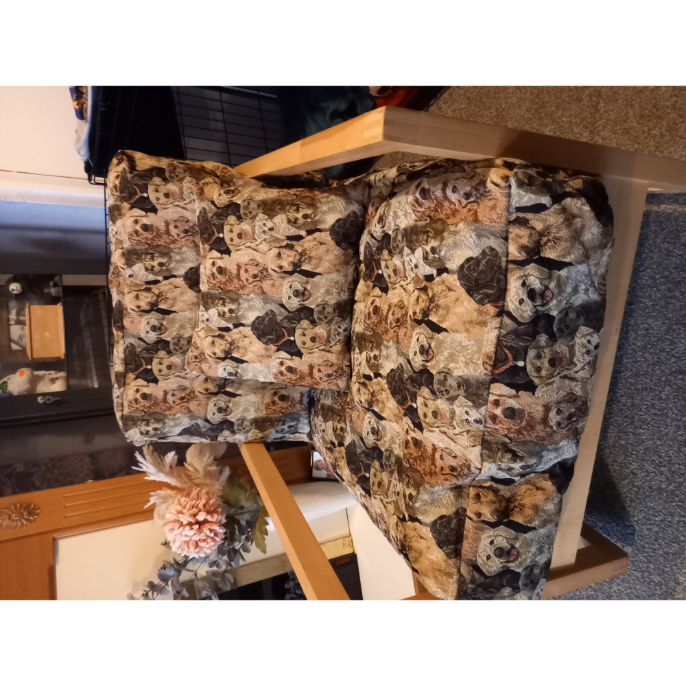 Rocking chair replacement tapestry cushion cover