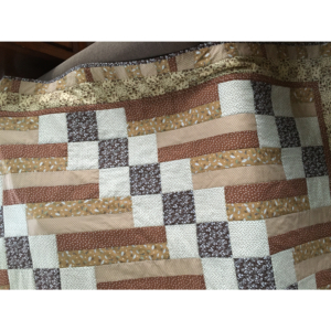 Double sized patchwork quilt