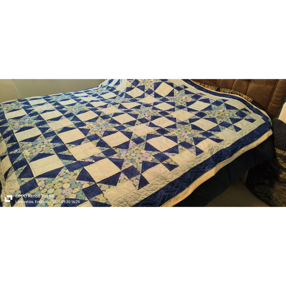 Amish star quilt