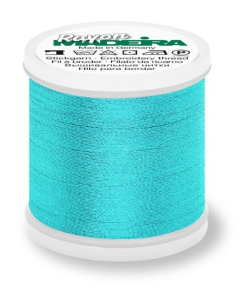 Madeira 9841_1094 | Rayon Embroidery Thread 1000m | Turquoise