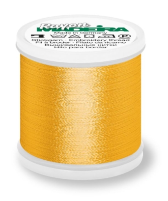 Madeira 9841_1065 | Rayon Embroidery Thread 1000m | Orange Sunrise
