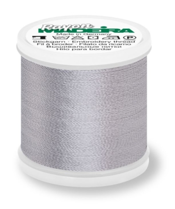 Madeira 9841_1087 | Rayon Embroidery Thread 1000m | Light Weathered Blue