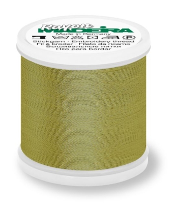 Madeira 9841_1190 | Rayon Embroidery Thread 1000m | Green Gold