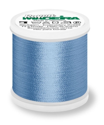 Madeira 9841_1028 | Rayon Embroidery Thread 1000m | Baby Blue