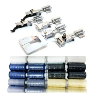 Free Gift Included FREE Overlocker Feet & Threads