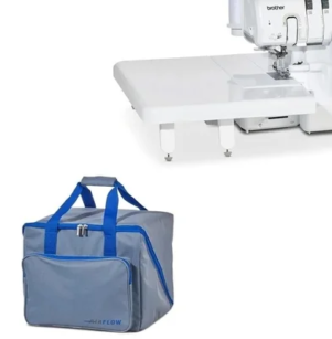 Free Gift Included FREE Carry Case worth £40 & FREE Wide Table worth £99. Includes Blind stitch foot, Gathering foot & Piping foot