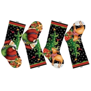 25 Days Till Christmas Stocking Fabric Panel