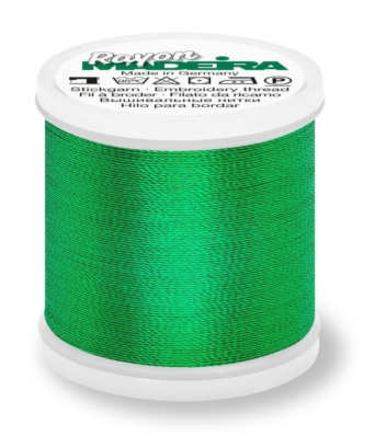 Madeira 9841_1051 | Rayon Embroidery Thread 1000m | Christmas Green
