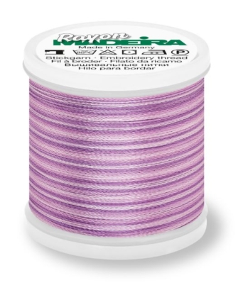 Madeira 9840_2014 | Rayon Multicolor Embroidery Thread 200m | Ombre/Orchids/Violet