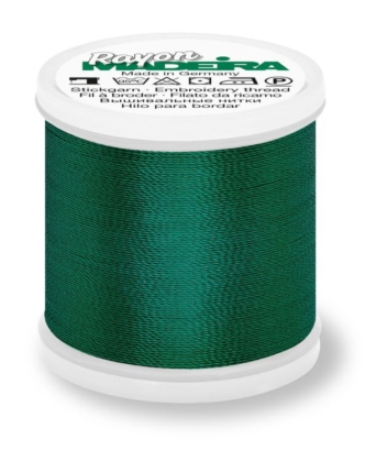 Madeira 9841_1103 | Rayon Embroidery Thread 1000m | Dark Pine Green