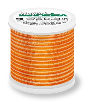 Madeira 9840_2053 | Rayon Multicolor Embroidery Thread 200m | Ombre Oranges