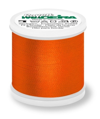 Madeira 9840_1078 | Rayon Embroidery Thread 200m | Tangerine