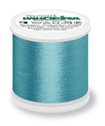 Madeira 9841_1096 | Rayon Embroidery Thread 1000m | Duck Wing Blue