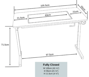 Horn Hide-Away Mk2 Table