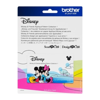 Brother ScanNCut Disney Mickey & Friends | AppliquÃ© Collection | CADSNP03
