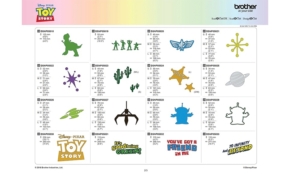 Brother ScanNCut Disney Toy Story | Home Deco Collection | CADSNP05