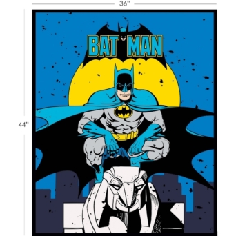 DC Comics II Batman in Blue Fabric Panel