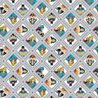 DC Comics II Super Women on Iron Fabric