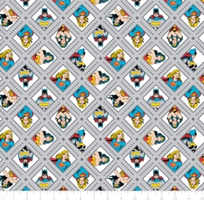 DC Comics II Super Women on Iron Fabric