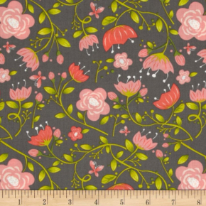 Floral in Iron Fabric