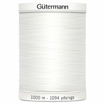 Gutermann Sew All Thread | 1000m | White 800