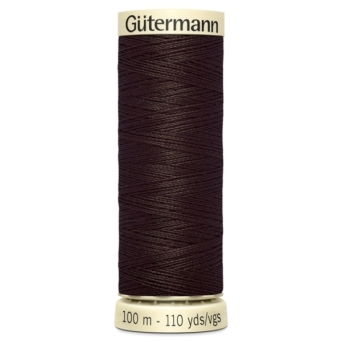 Gutermann Sew All Thread | 100m | Dark Brown 696