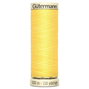 Gutermann Sew All Thread | 100m | Yellow 852