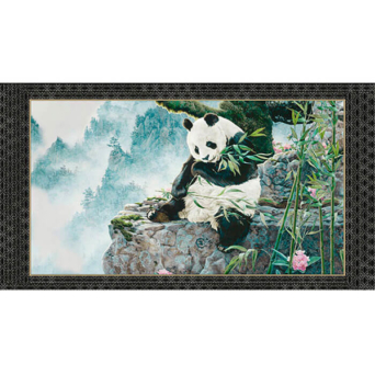 Imperial Panda Fabric Panel