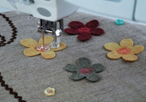 Janome 200337005 | Darning and Free Motion Embroidery Foot (Open Toe) | Category C