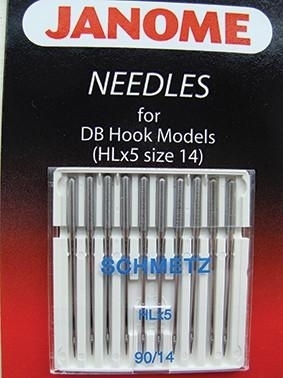 Janome 767813002 | HLX5 Needles, Size 14 – pack of 10