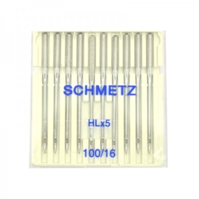 Janome 767814003 | HLX5 Needles, Size 16 – pack of 10
