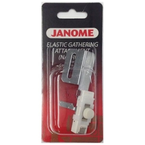 Janome 795816105 | Elastic Gathering Attachment Narrow 5mm to 8.5mm