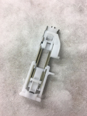 Janome 830823118 | Buttonhole Foot (R) 7mm One Step with red markings | Category C