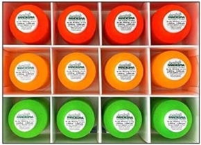 Madeira 9203 | Aerolock No.125 | 12 x 1200m: Neon Colours Miniking Spools