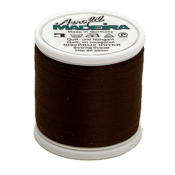 Madeira Aerofil Sewing Thread | 100m | No.120 | Dark Brown