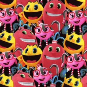 Pac-Man Characters Multi Fabric