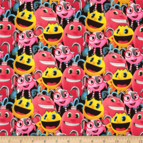 Pac-Man Characters Multi Fabric