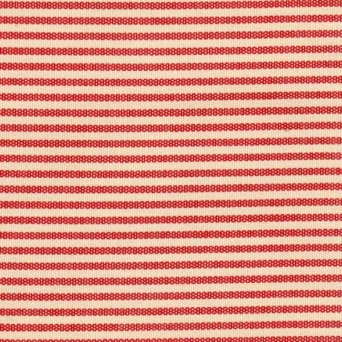 Red Ticking Stripe Fabric For Craft & Bag Making