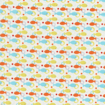 Sealife Little Fun Fish Fabric