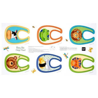 Sew & Go II Multi Animal Bib Fabric Panel