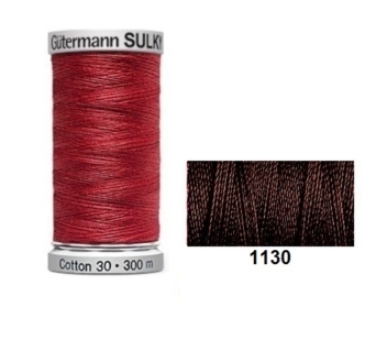 Gutermann Sulky Cotton | 300m | Dark Brown