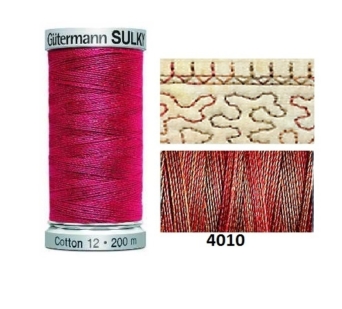 Guterman Sulky Variegated Cotton | 200m | Caramel Apple | 709751_4010