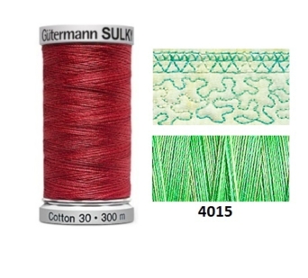 Gutermann Sulky Variegated Cotton | 300m | Cool Waters