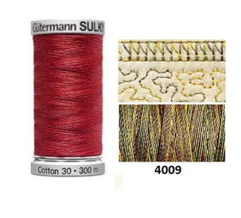 Guterman Sulky Variegated Cotton | 300m | Foliage