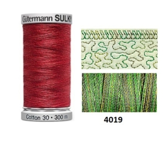 Guterman Sulky Variegated Cotton | 300m | Forest Floor