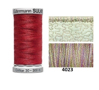 Guterman Sulky Variegated Cotton | 300m | Natural Taupe