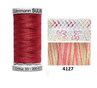 Guterman Sulky Variegated Cotton | 300m | Summer Garden