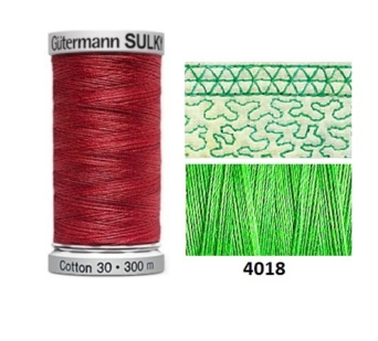 Guterman Sulky Variegated Cotton | 300m | Summer Grass