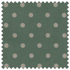 HobbyGift Craft Bag: Matt PVC: Moss Polka Dot | MRB_264